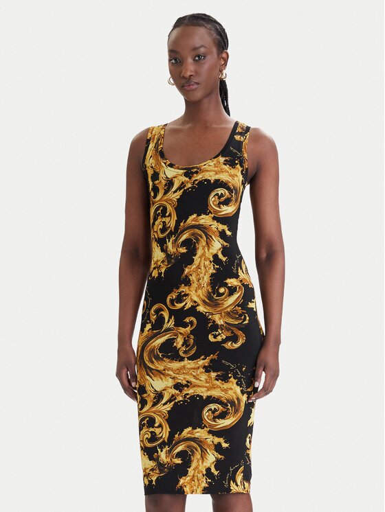 Versace Jeans Couture Ежедневна рокля 80HAO946 JS533 Slim Fit