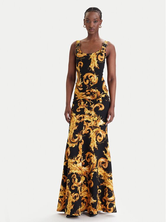 Versace Jeans Couture Ежедневна рокля 80HAO970 JS550 Slim Fit
