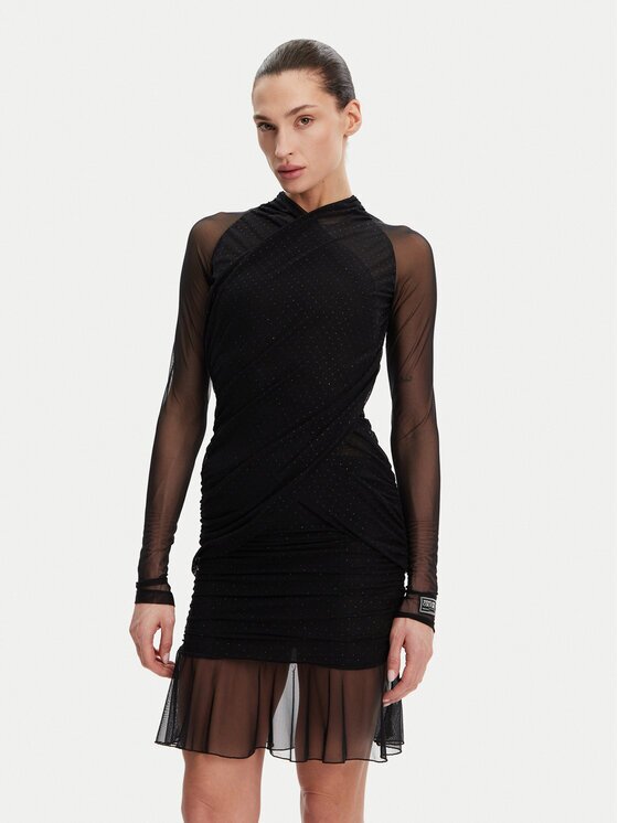 Versace Jeans Couture Коктейлна рокля 78HAO971 Slim Fit