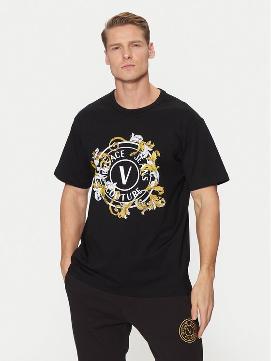 Versace Jeans Couture Тишърт 78GAHC01 Regular Fit