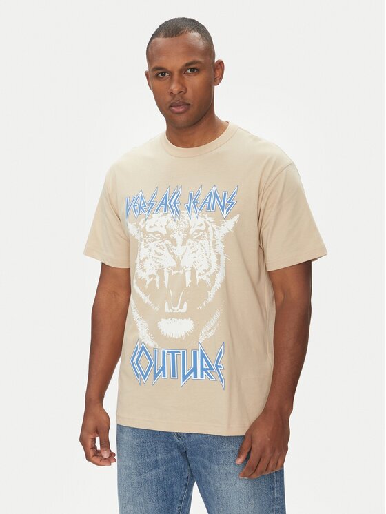 Versace Jeans Couture Тишърт 78GAHT06 Regular Fit