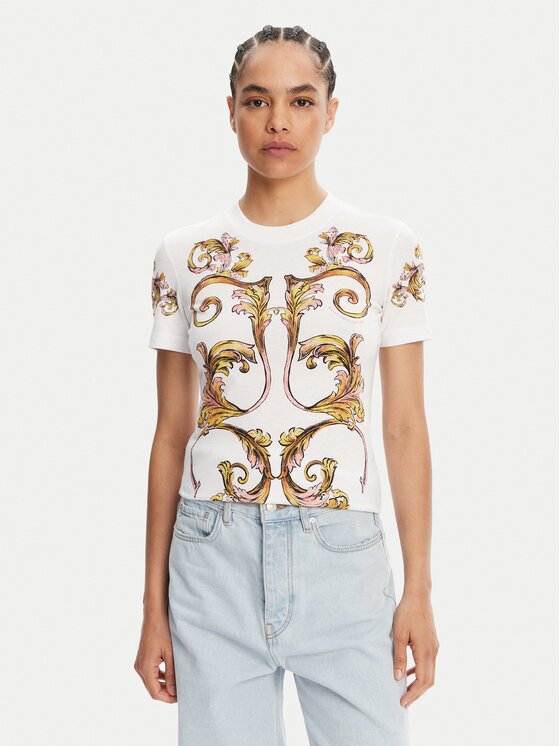 Versace Jeans Couture Тишърт 78HAH6P8 Slim Fit
