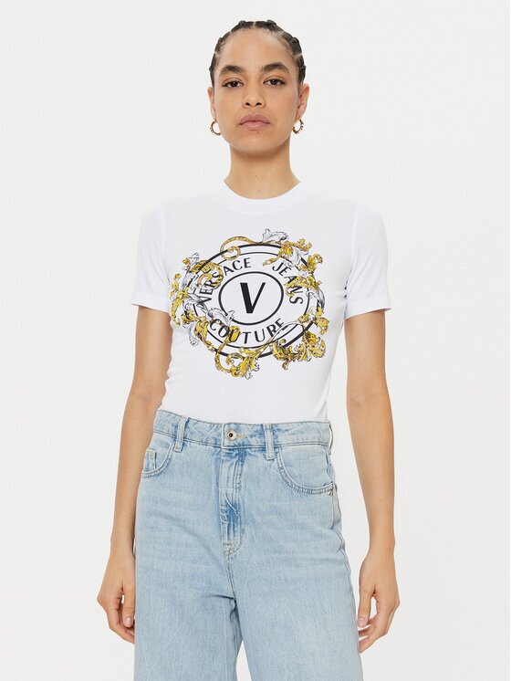 Versace Jeans Couture Тишърт 78HAHC01 Regular Fit