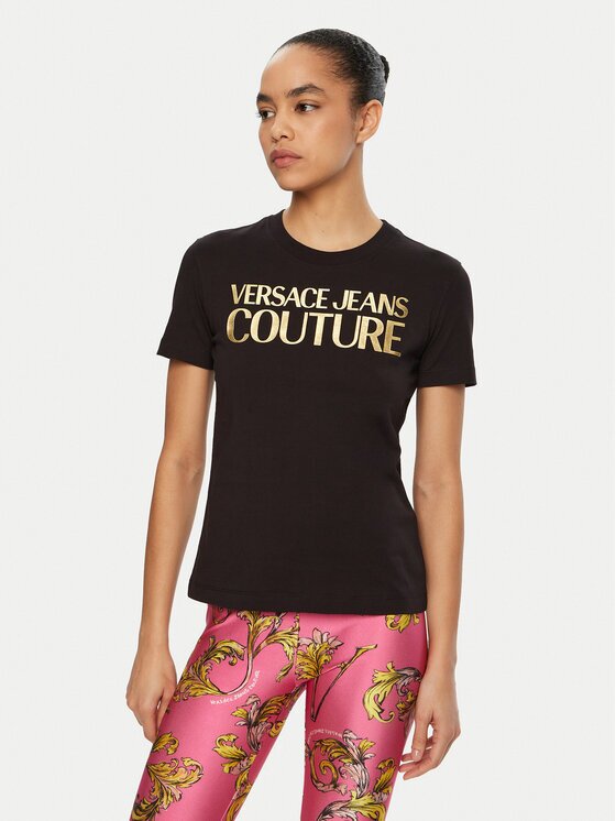 Versace Jeans Couture Тишърт 78HAHT01 Regular Fit