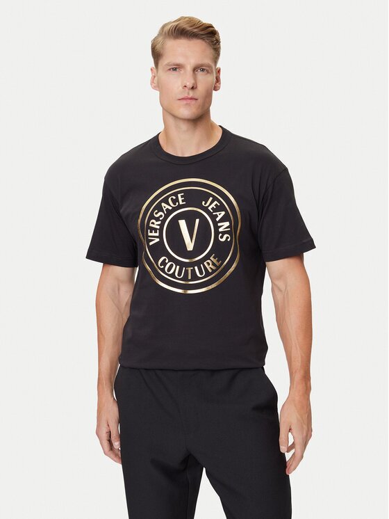 Versace Jeans Couture Тишърт 79GAHT01 CJ00T Regular Fit