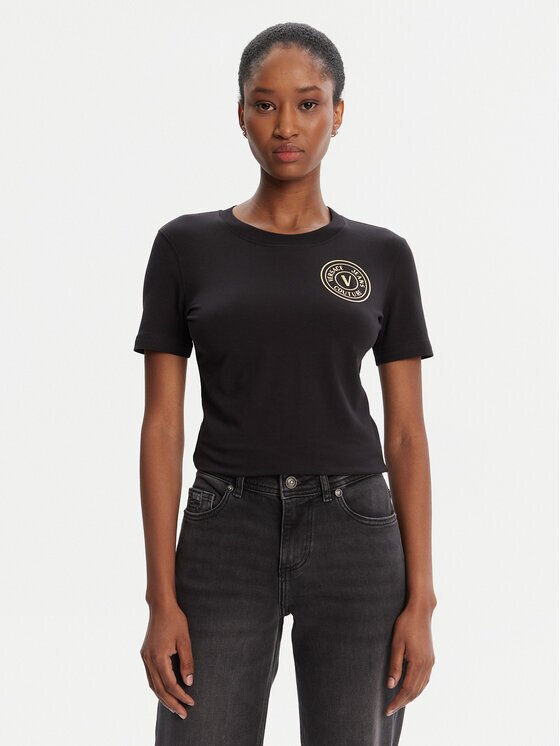 Versace Jeans Couture Тишърт 79HAHT01 CJ03T Regular Fit