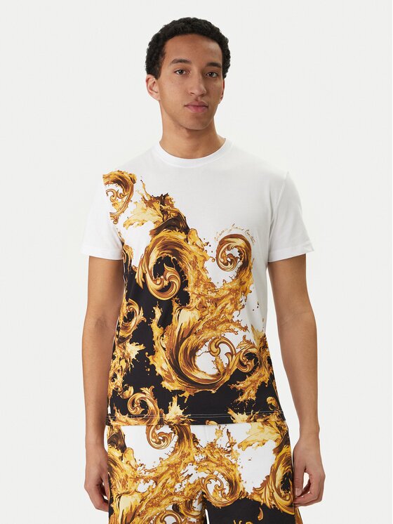 Versace Jeans Couture Тишърт 80GAH6SB JS541 Slim Fit
