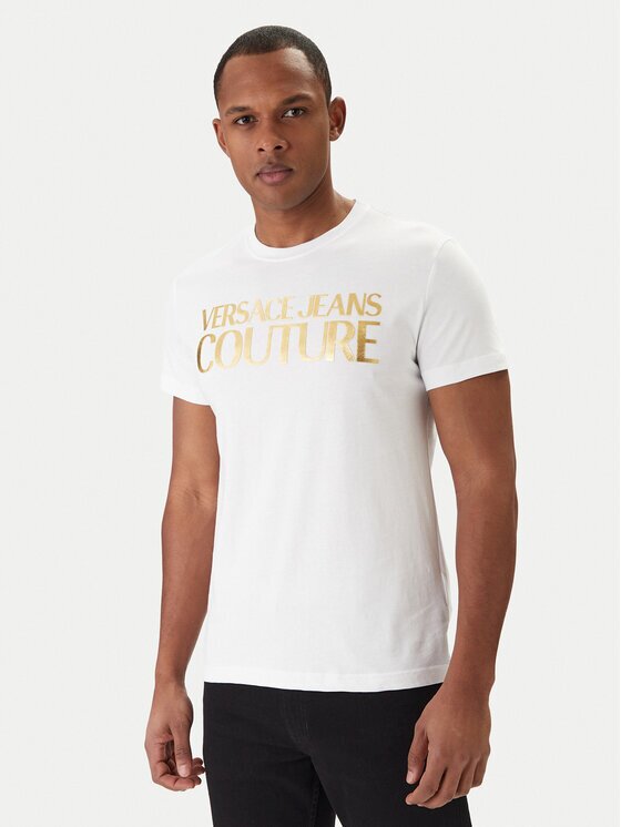 Versace Jeans Couture Тишърт 80GAHT00 CJ00T Regular Fit