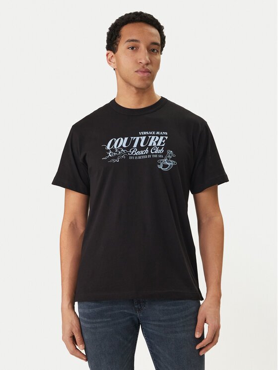 Versace Jeans Couture Тишърт 80GAHT10 CJ00T Regular Fit
