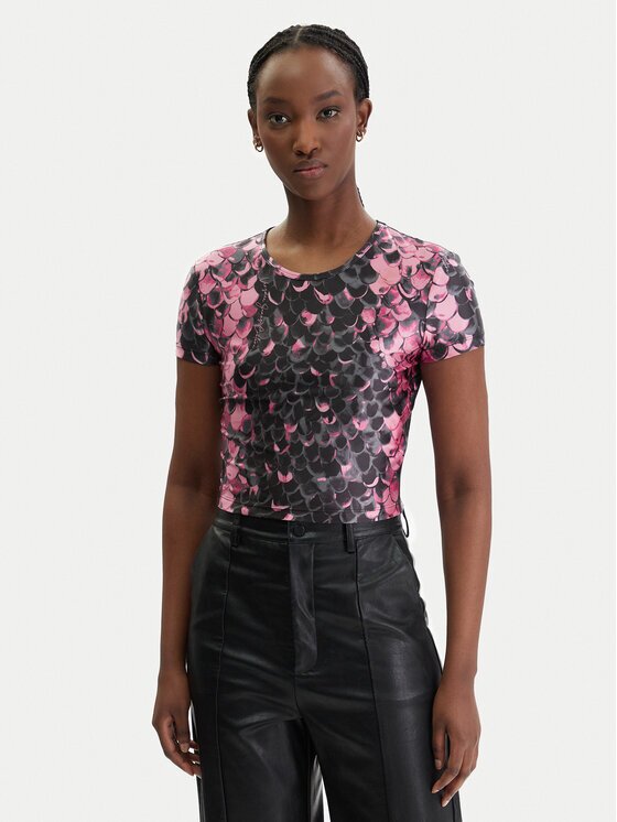 Versace Jeans Couture Тишърт 80HAH602 JS552 Slim Fit