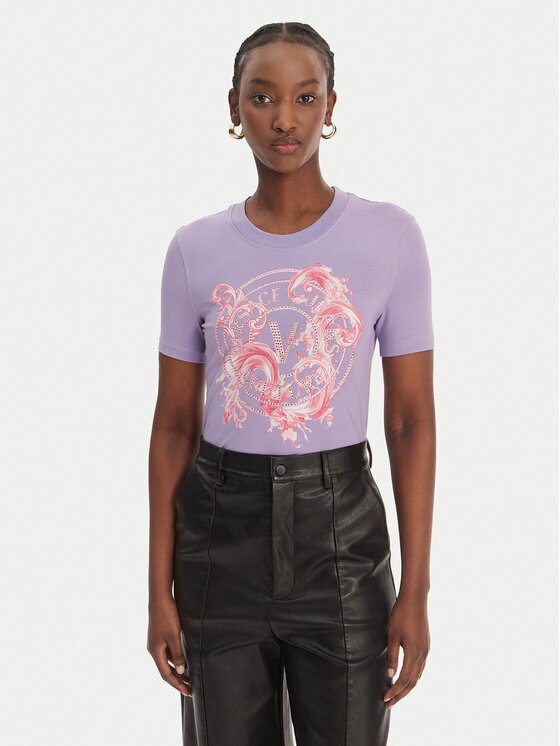 Versace Jeans Couture Тишърт 80HAHE01 CJ02E Slim Fit
