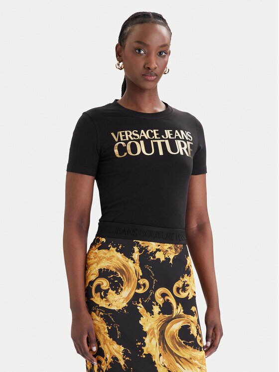 Versace Jeans Couture Тишърт 80HAHT00 CJ03T Slim Fit