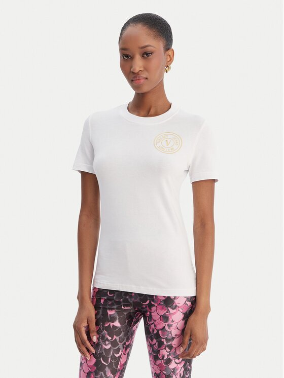 Versace Jeans Couture Тишърт 80HAHT02 CJ03T Slim Fit
