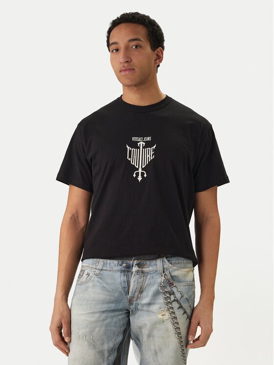 Versace Jeans Тишърт 80GAHT14 Regular Fit