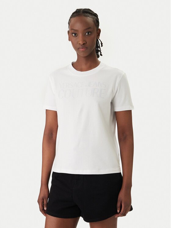Versace Jeans Тишърт 80HAHT09 Regular Fit