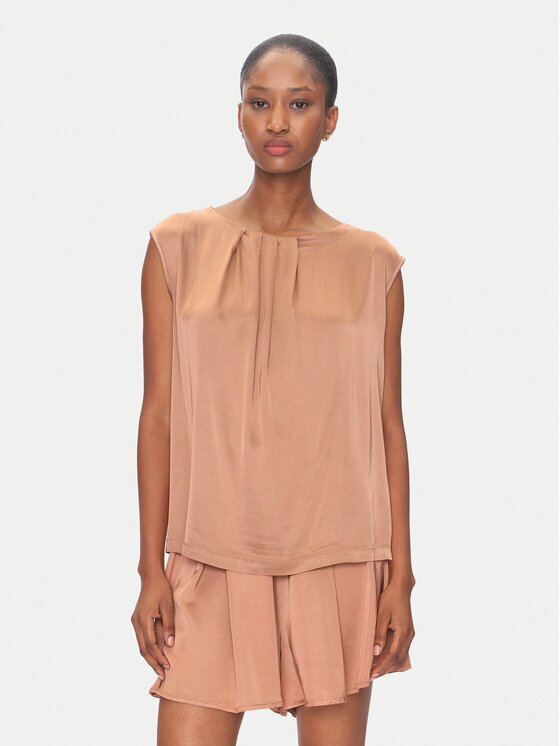 VICOLO Блуза TD0763 Екрю Regular Fit