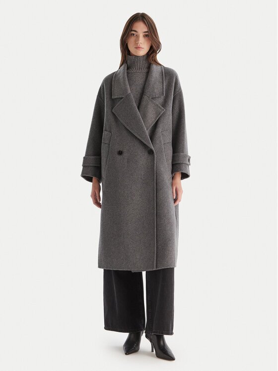 VICOLO Вълнено палто TF0050 Regular Fit
