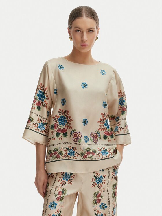 Weekend Max Mara Блуза Samba 2615111062 Екрю Loose Fit