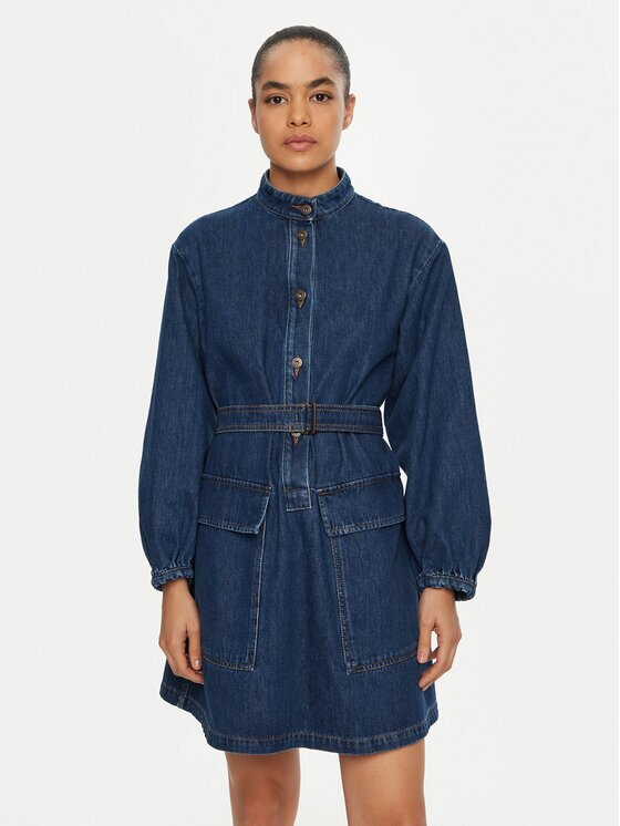 Weekend Max Mara Дънкова рокля Euro 2515221021 Relaxed Fit