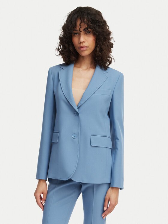 Weekend Max Mara Сако Uva 2615041061 Екрю Slim Fit