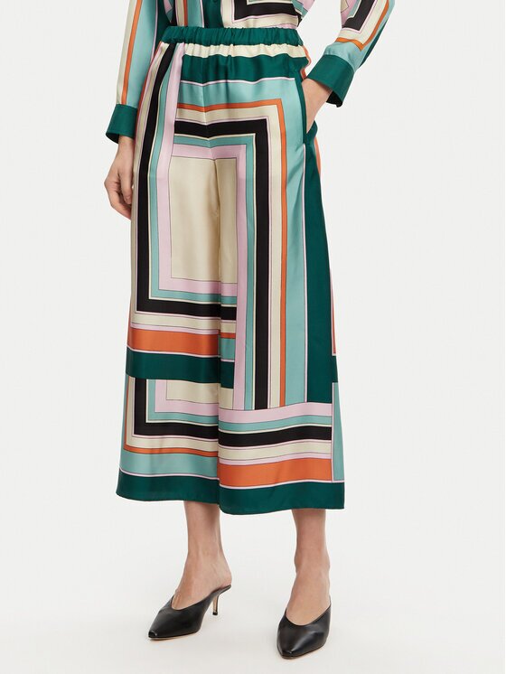 Weekend Max Mara Текстилни панталони Ottavo 2515131051 Wide Leg