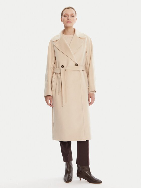 Weekend Max Mara Вълнено палто Resina 2525016031 Regular Fit
