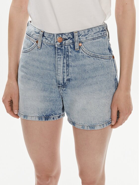 Wrangler Дънкови шорти Cowboy 112351074 Relaxed Fit